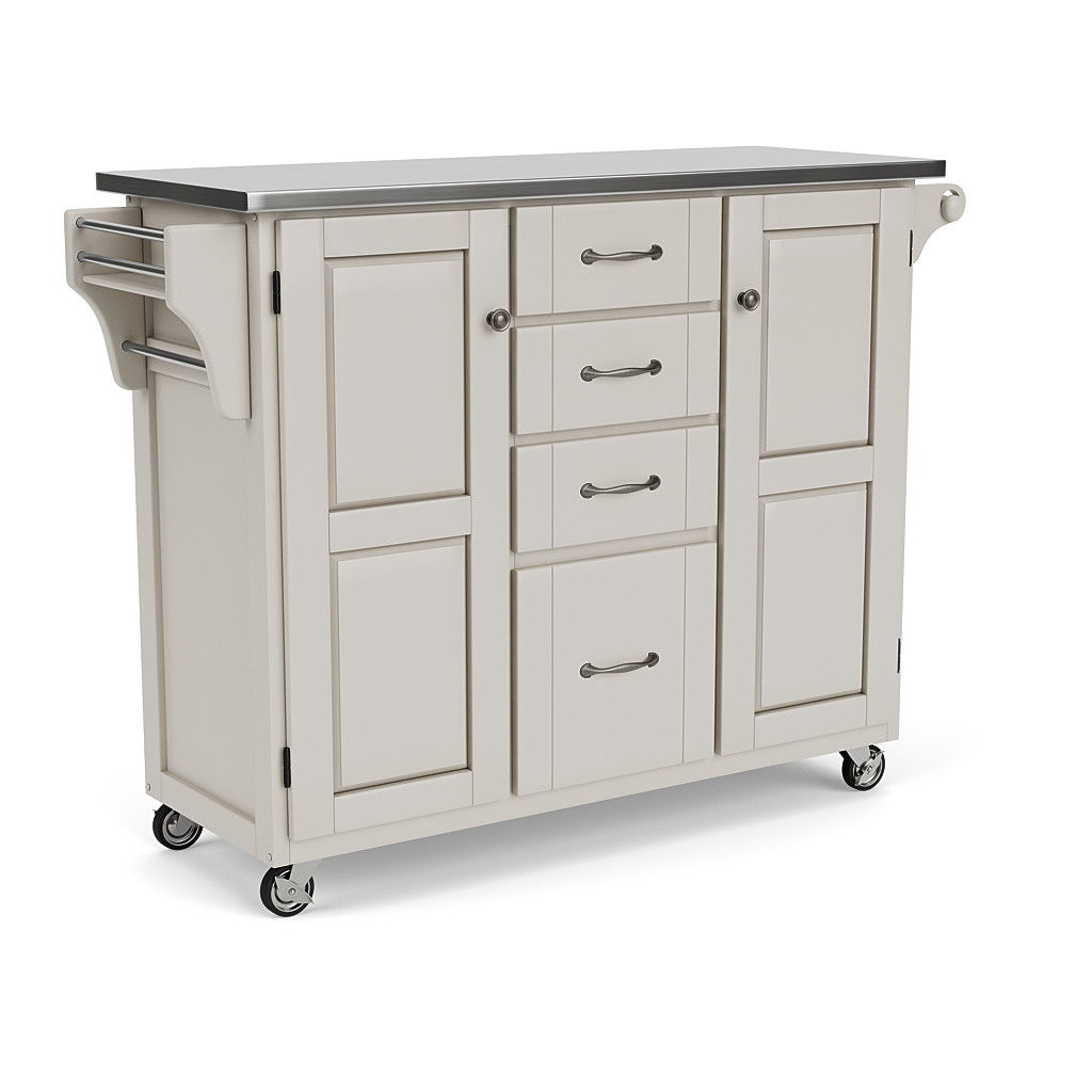 Create-A-Cart - Kitchen Cart - Steel Top - Premium Islands & Carts from Homestyles - Just $1262.48! Shop now at brett interiors