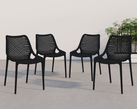 Mykonos - Outdoor Patio Dining Chair Set - Premium Chair Sets from Meridian Furniture - Just $650! Shop now at brett interiors