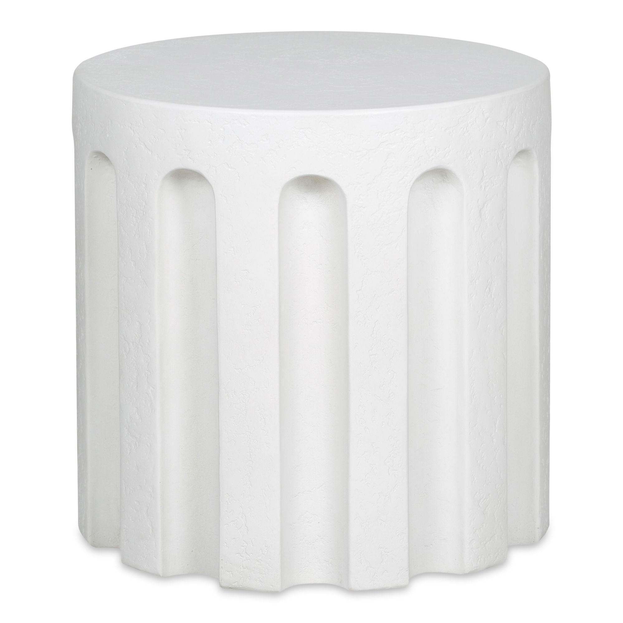 Eris - Outdoor Accent Table - White - Premium Side Tables from Moe's Home Collection - Just $1222.50! Shop now at brett interiors