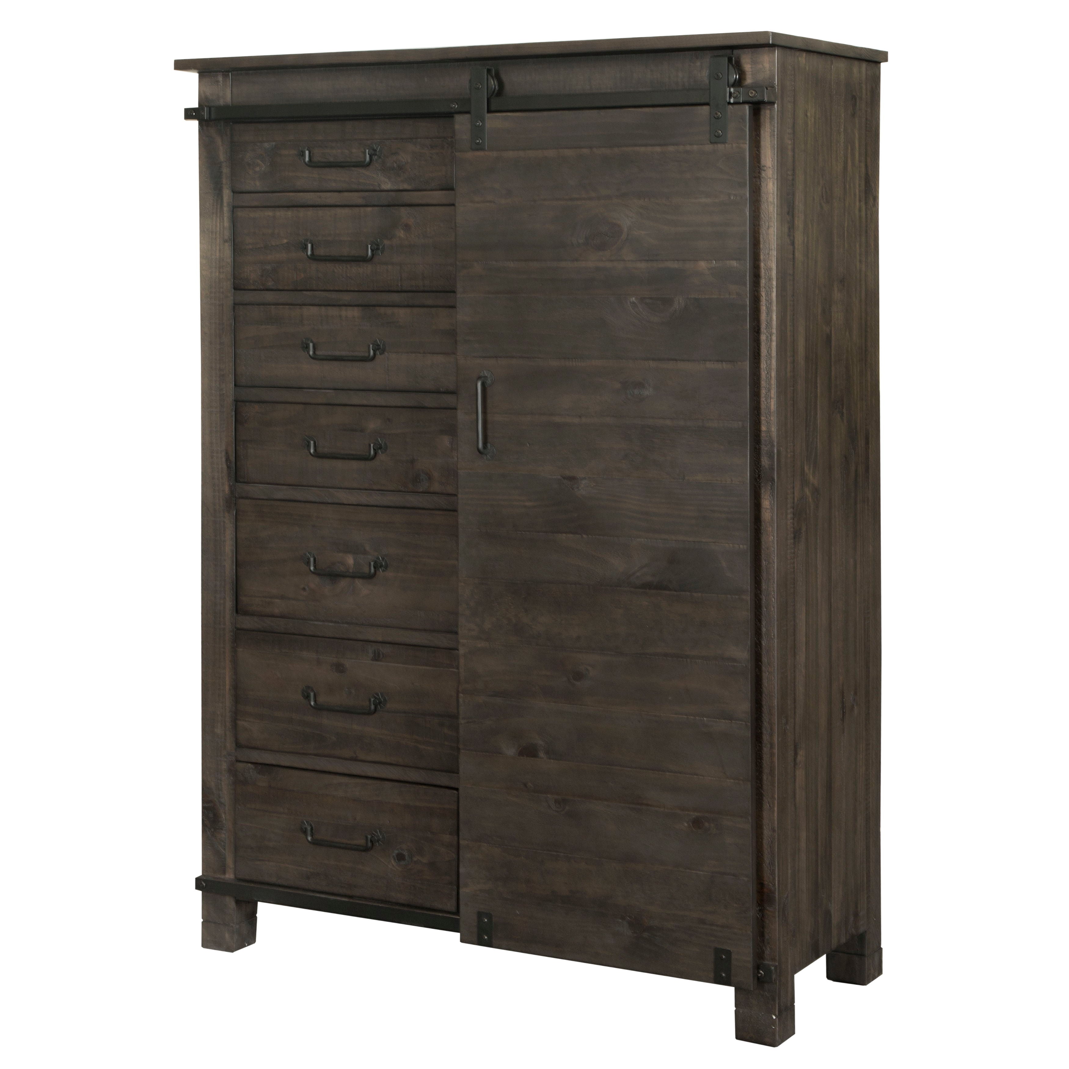 Abington - Door Chest - Weathered Charcoal - Premium Door Chests from Magnussen Furniture - Just $2249! Shop now at brett interiors