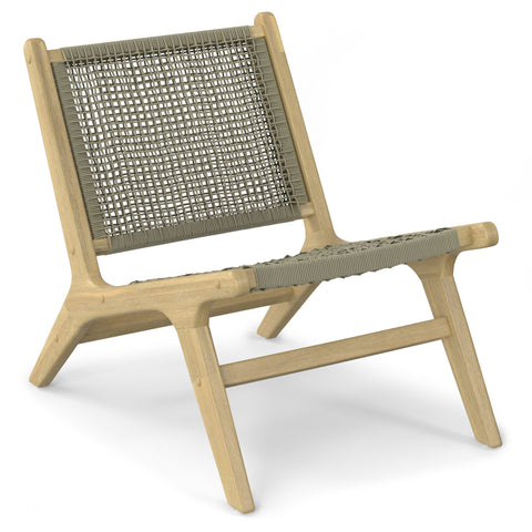 Kendie - Outdoor Indoor Lounge Chair - Natural Taupe - Premium Lounge Chairs from Simpli Home - Just $332! Shop now at brett interiors