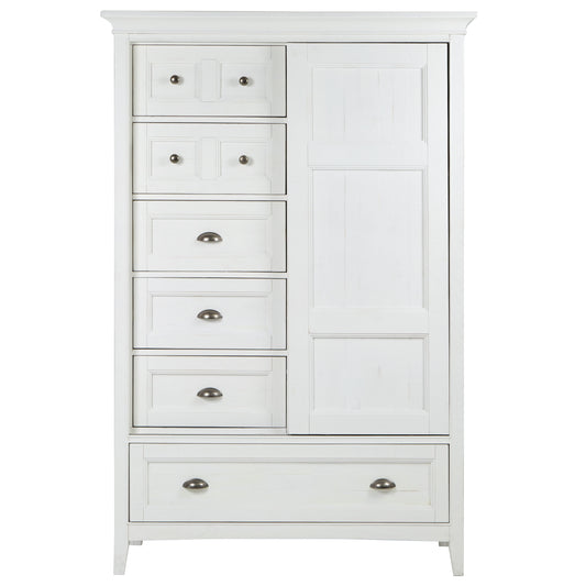 Heron Cove - Door Chest - Chalk White - Premium Door Chests from Magnussen Furniture - Just $1899! Shop now at brett interiors