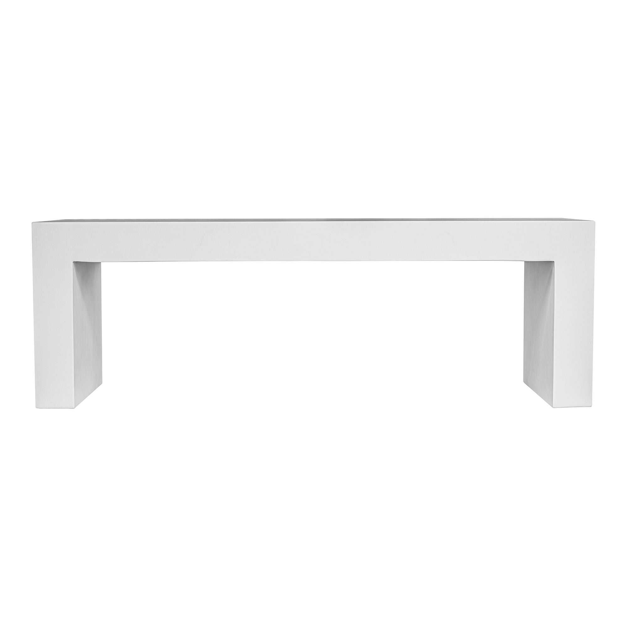 Lazarus - Outdoor Bench - White - Premium Benches from Moe's Home Collection - Just $1897.50! Shop now at brett interiors