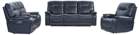 Axel - Power Reclining Sofa Loveseat And Recliner - Admiral - Premium 3 Piece Living Room Sets from Parker Living - Just $3942.50! Shop now at brett interiors