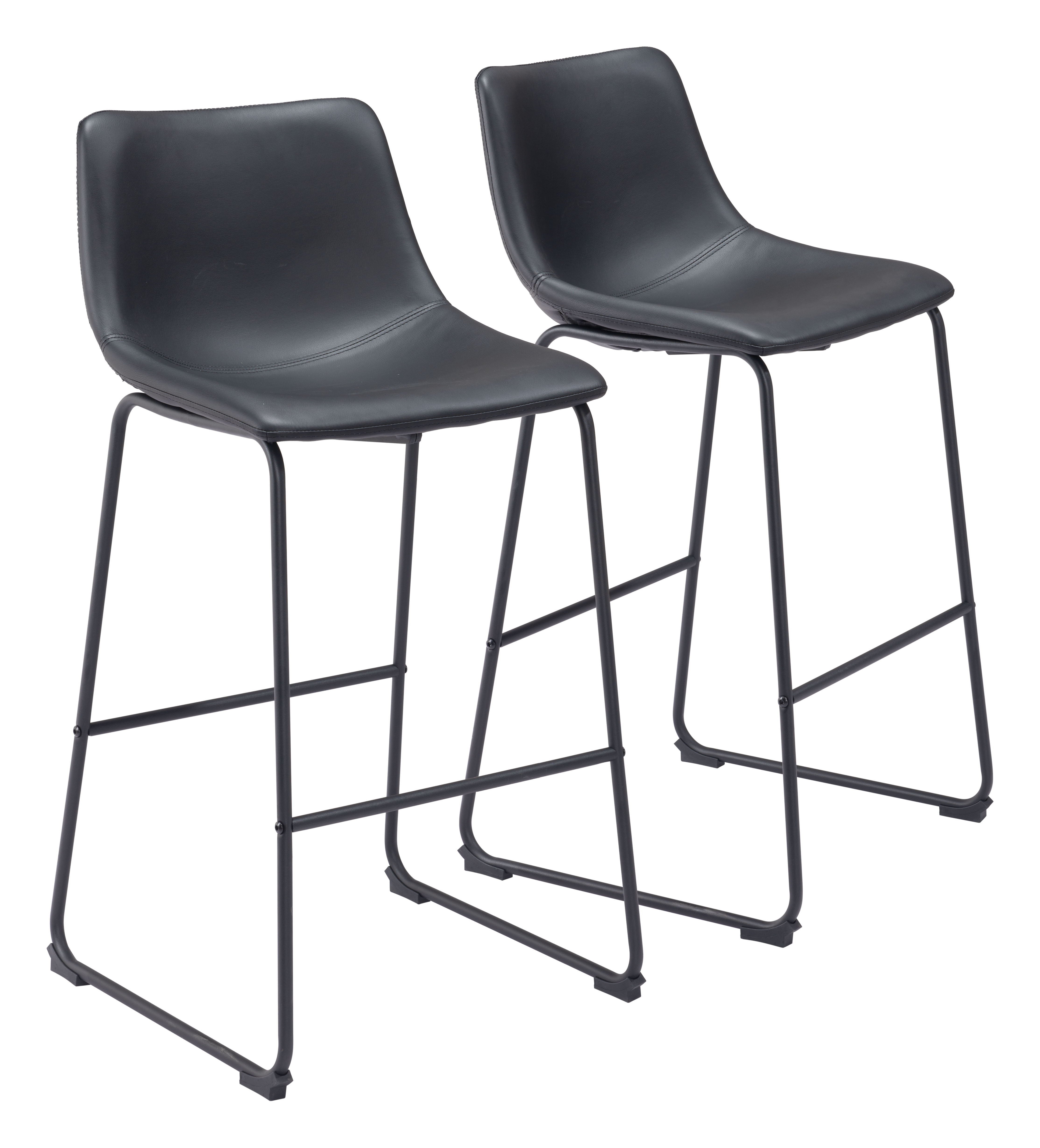 Smart - Bar Chair (Set of 2) - Premium Chair Sets from Zuo Modern - Just $900! Shop now at brett interiors