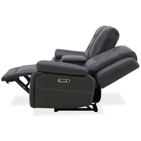 Caldwell - Power Console Loveseat - Tahoe Charcoal - Premium Reclining Loveseats from Parker Living - Just $1247.50! Shop now at brett interiors