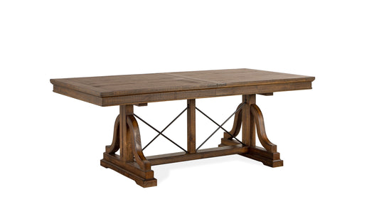 Bay Creek - Trestle Dining Table - Toasted Nutmeg - Premium Dining Tables from Magnussen Furniture - Just $1418! Shop now at brett interiors