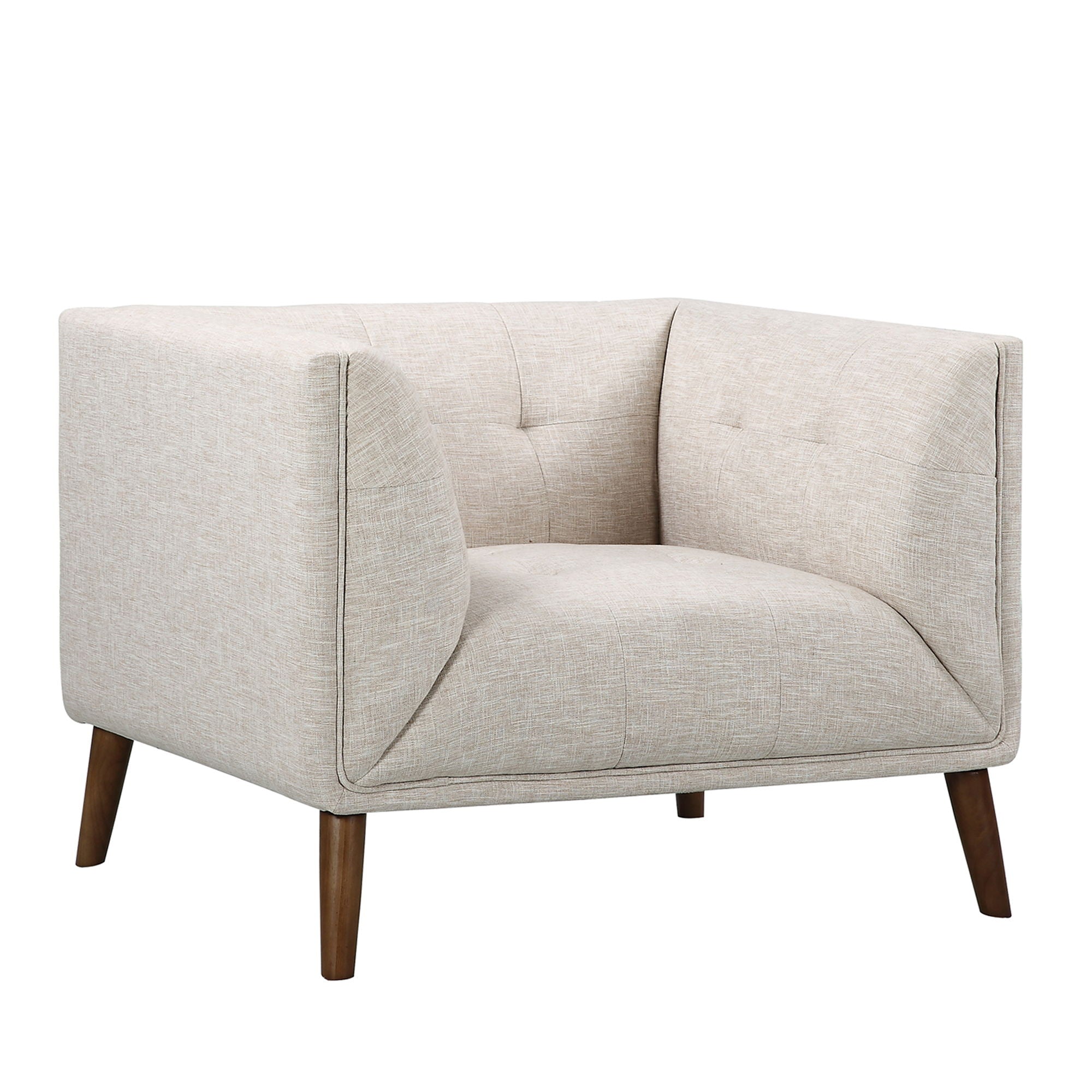 Hudson - Mid-Century Button - Tufted Chair - Premium Accent Chairs from Armen Living - Just $735! Shop now at brett interiors