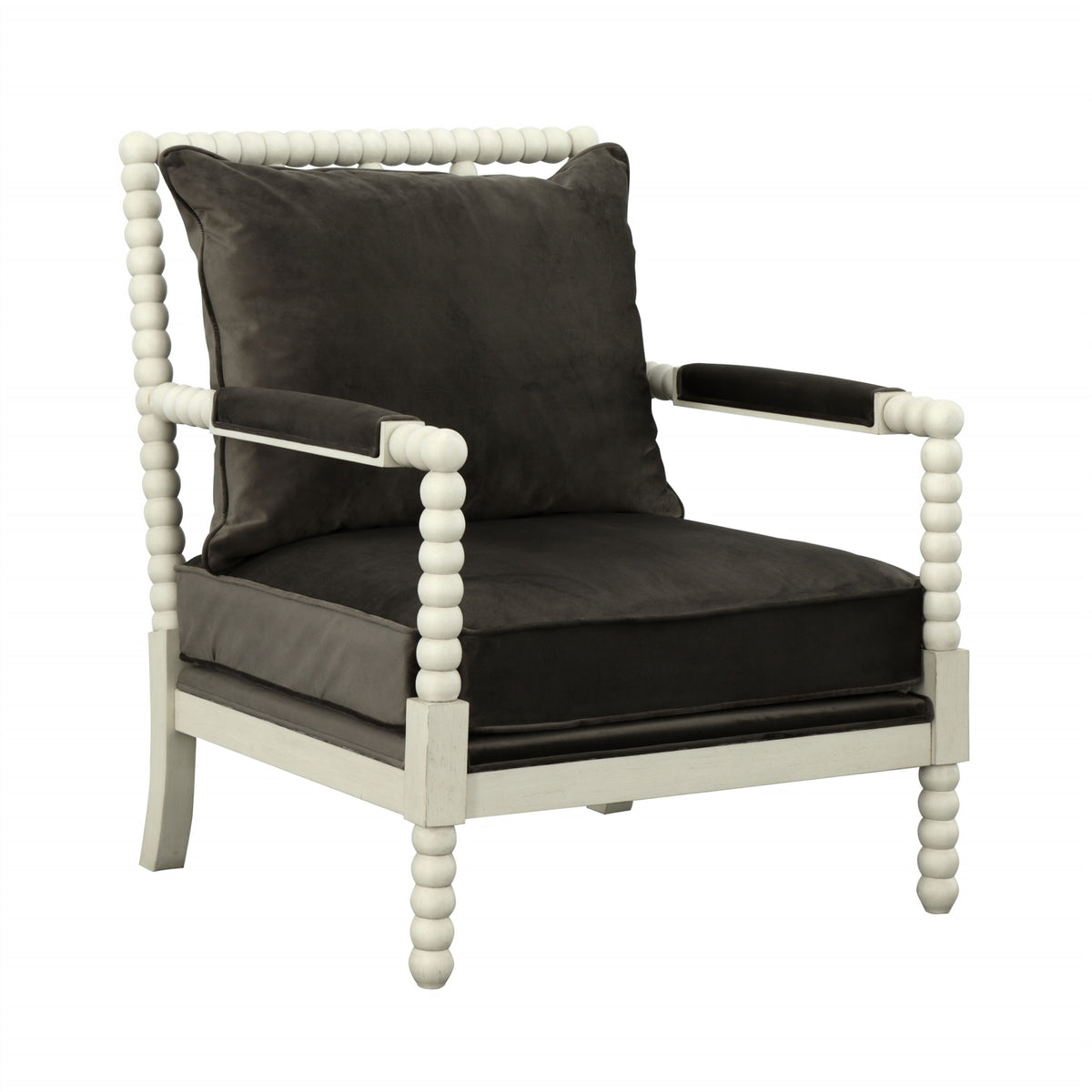 Eva - Accent Chair - Jasmine Aged White / Pebble - Premium Accent Chairs from Coast2Coast Home - Just $2062.50! Shop now at brett interiors