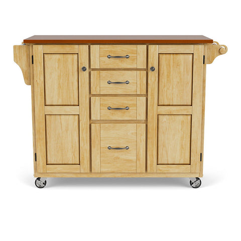 Create-A-Cart - Kitchen Cart - Wood Top - Premium Islands & Carts from Homestyles - Just $1084.98! Shop now at brett interiors