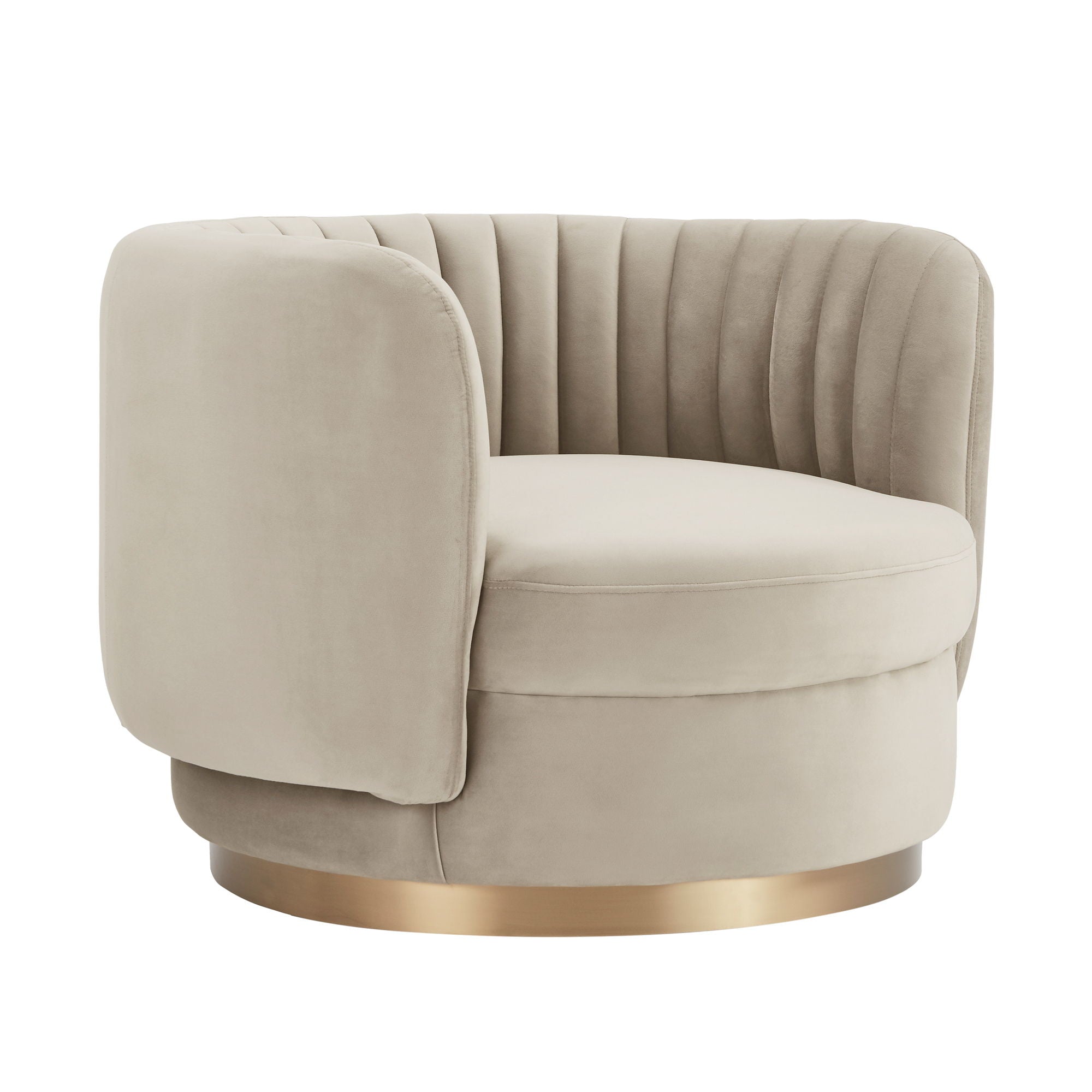 Davy - Velvet Swivel Accent Chair - Premium Swivel Chairs from Armen Living - Just $802.50! Shop now at brett interiors