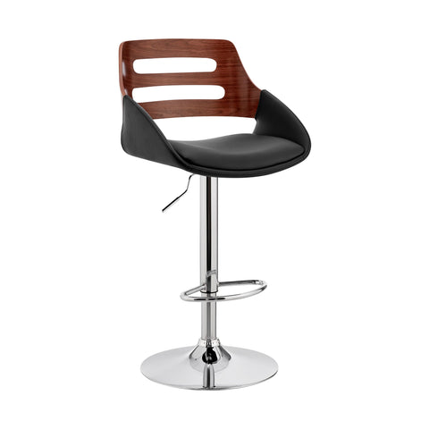 Karter - Adjustable Bar Stool - Premium Adjustable Height from Armen Living - Just $220! Shop now at brett interiors