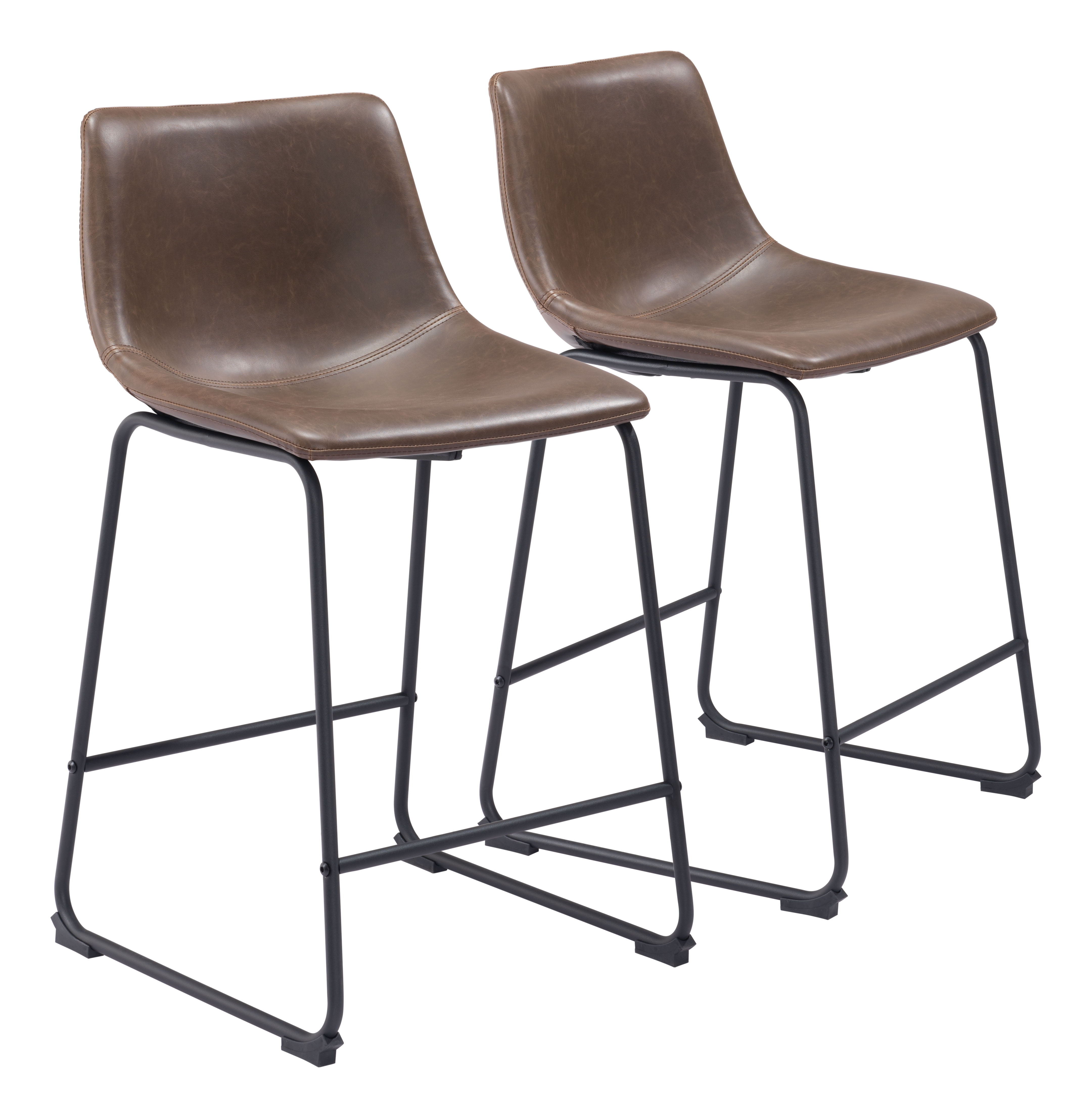 Smart - Counter Chair (Set of 2) - Premium Chair Sets from Zuo Modern - Just $850! Shop now at brett interiors