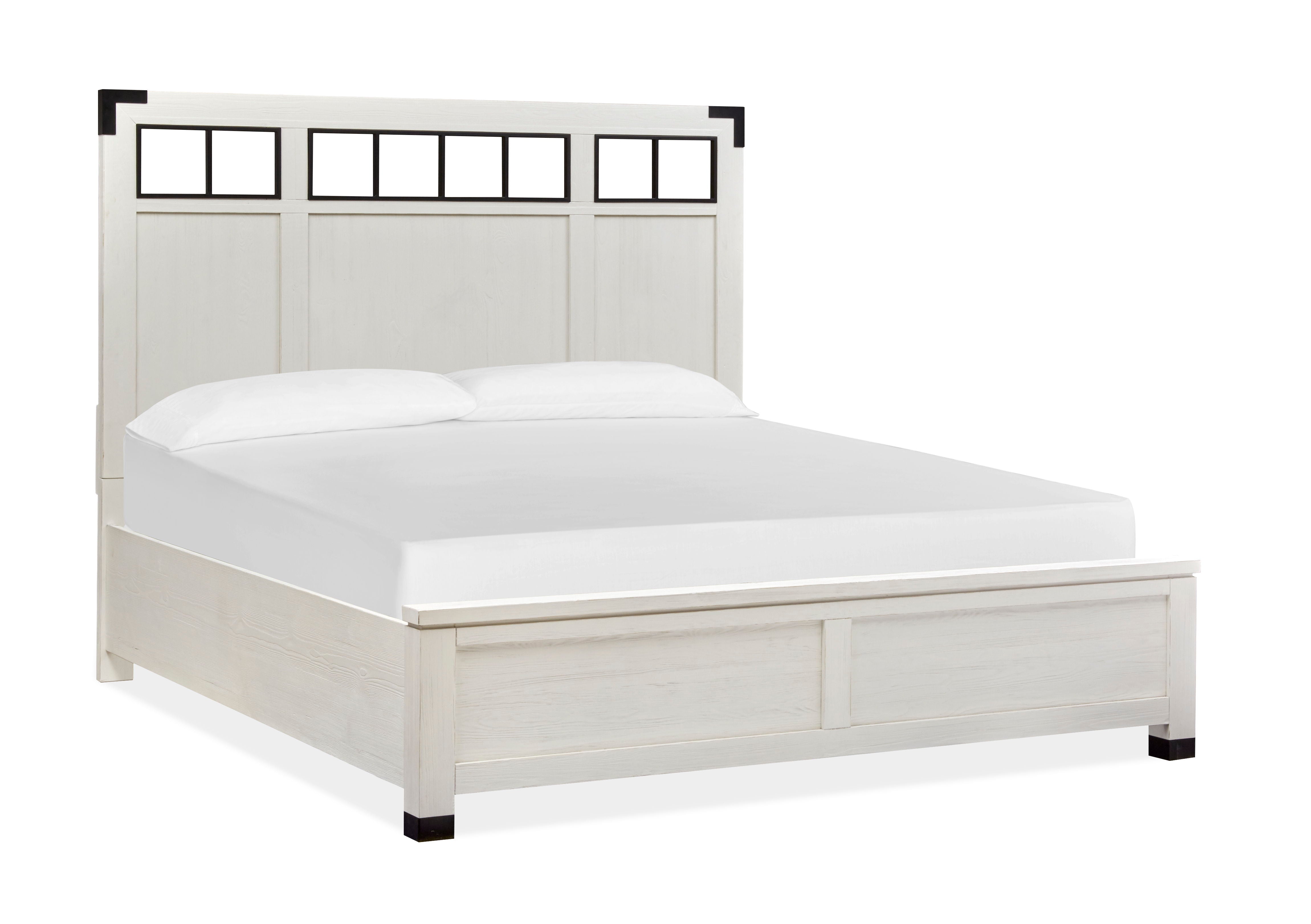 Harper Springs - Complete Panel Bed With Metal Headboard - Premium Panel Beds from Magnussen Furniture - Just $1287! Shop now at brett interiors