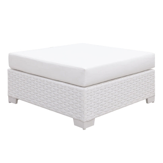 Somani - Large Ottoman - White - Premium Ottomans from Furniture of America - Just $562.50! Shop now at brett interiors