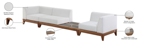 Rio - Modular Sofa 3 Seats - Off White - Premium Sofas from Meridian Furniture - Just $5162.50! Shop now at brett interiors