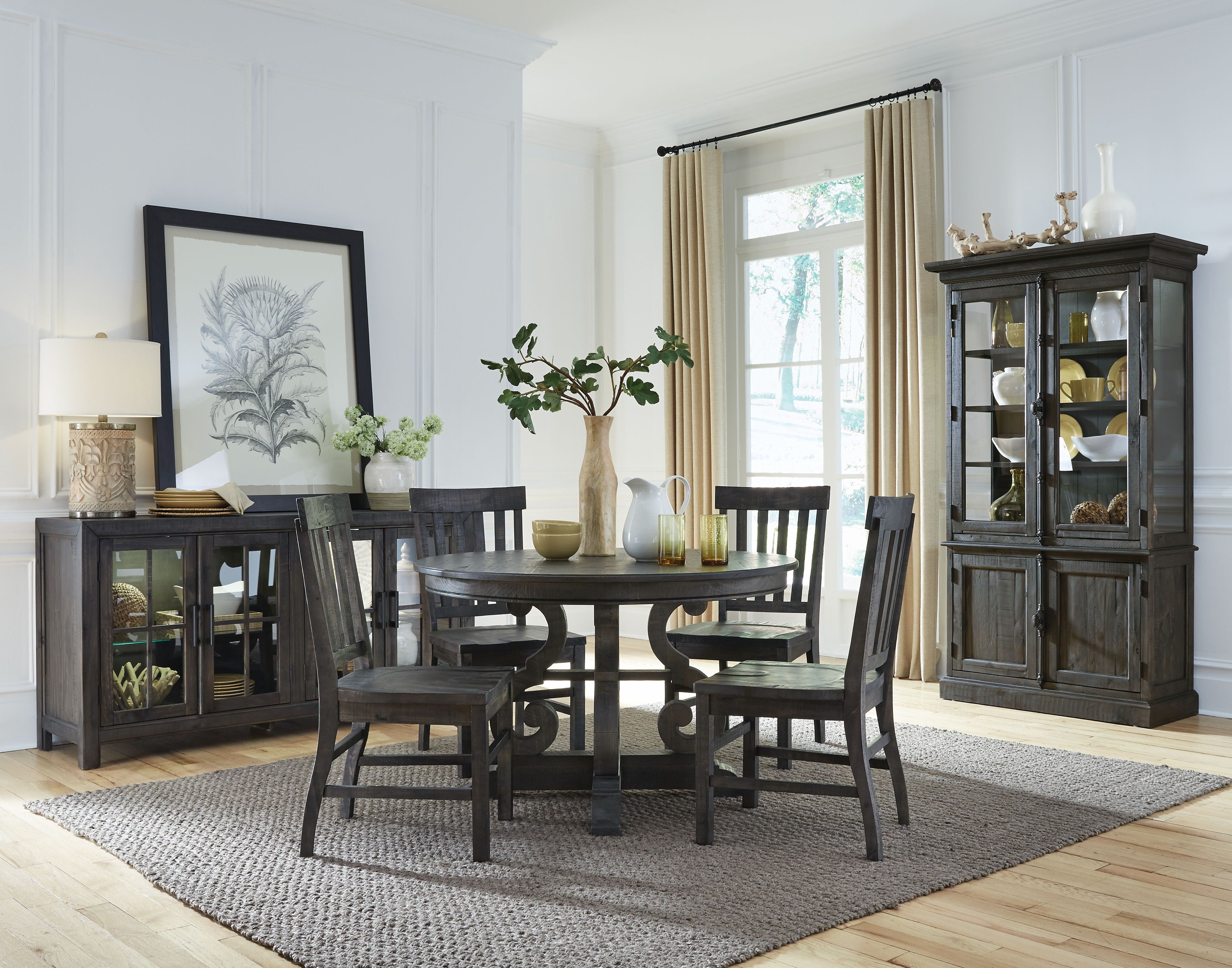 Bellamy - Round Dining Table - Premium Dining Tables from Magnussen Furniture - Just $1228! Shop now at brett interiors