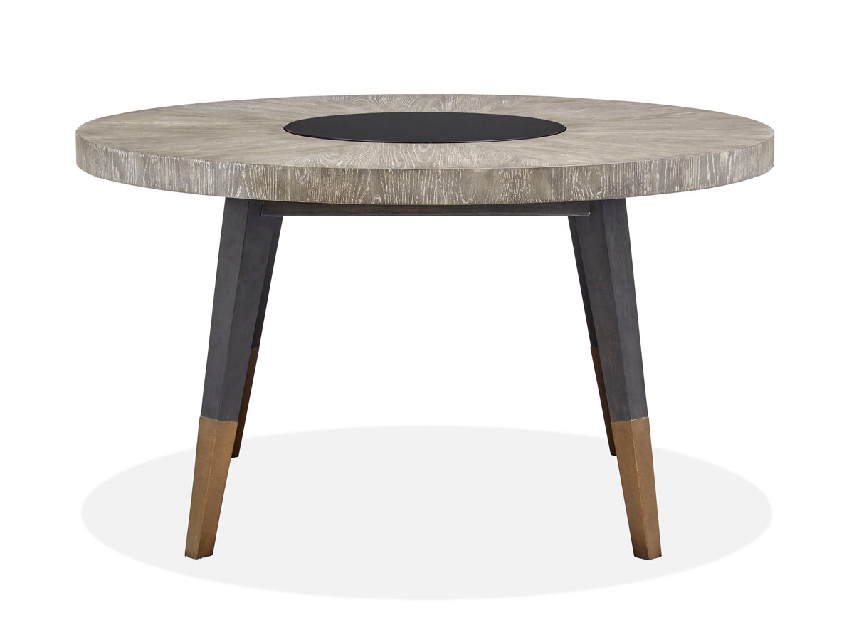 Ryker - Round Dining Table - Homestead Brown - Premium Dining Tables from Magnussen Furniture - Just $922.50! Shop now at brett interiors