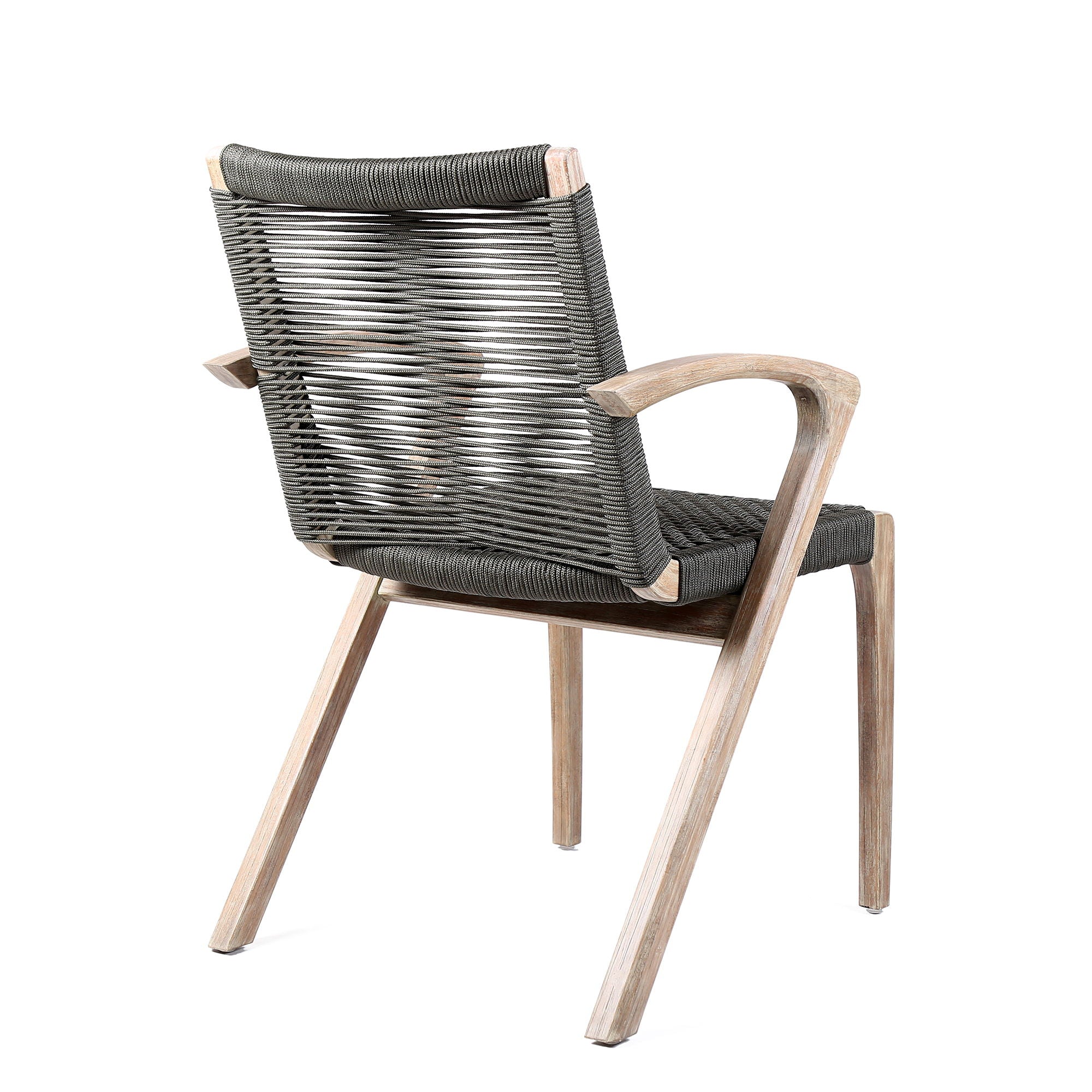 Brielle - Outdoor Rope Dining Chairs (Set of 2) - Premium Chair Sets from Armen Living - Just $925! Shop now at brett interiors