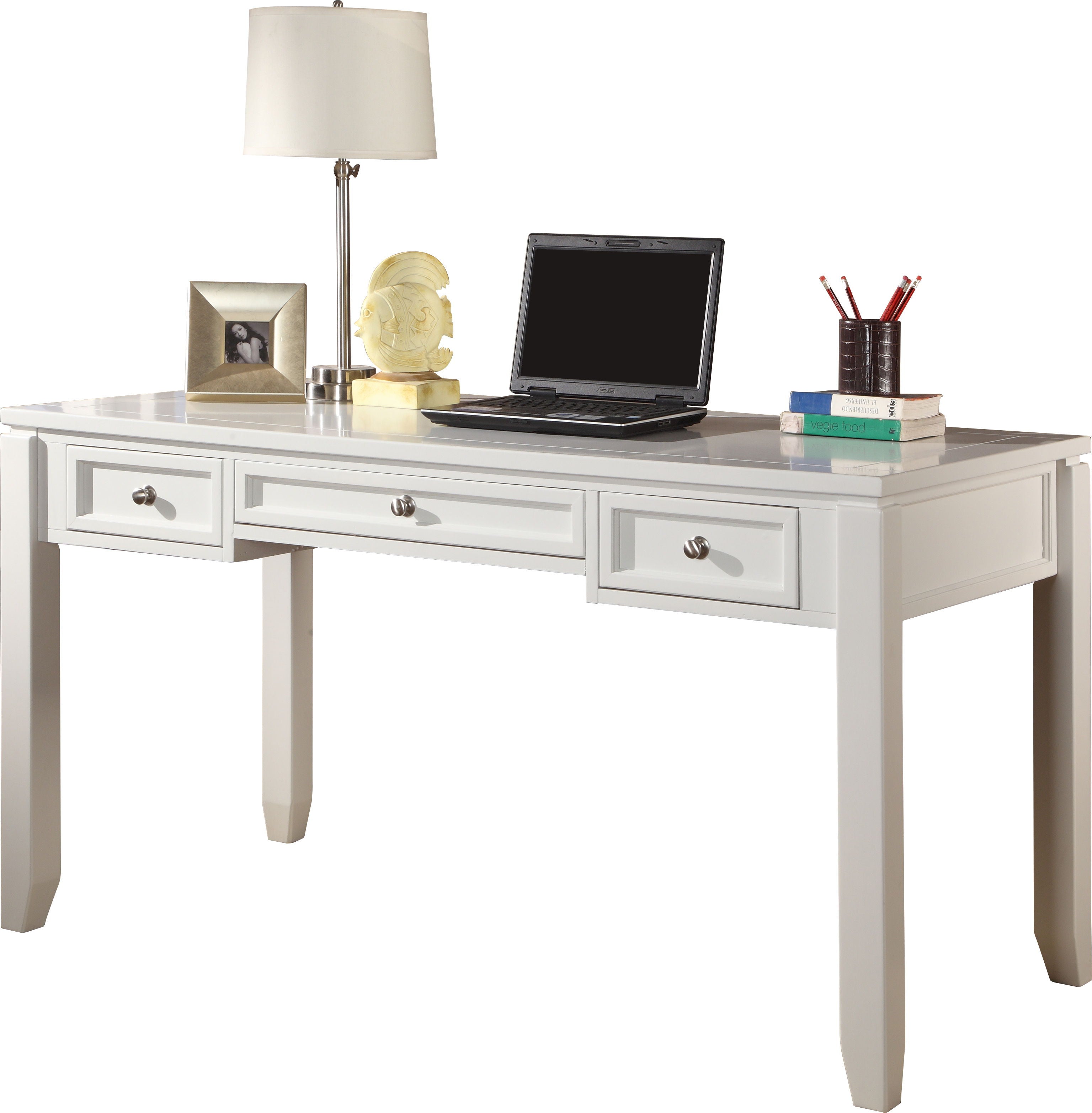 Boca - U Shape Desk With Hutch And File - Cottage White - Premium 7 Piece Home Office Sets from Parker House - Just $2432.50! Shop now at brett interiors