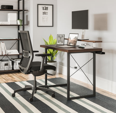 Merge - Desk with Monitor Stand - Premium Computer Desks from Homestyles - Just $777.48! Shop now at brett interiors