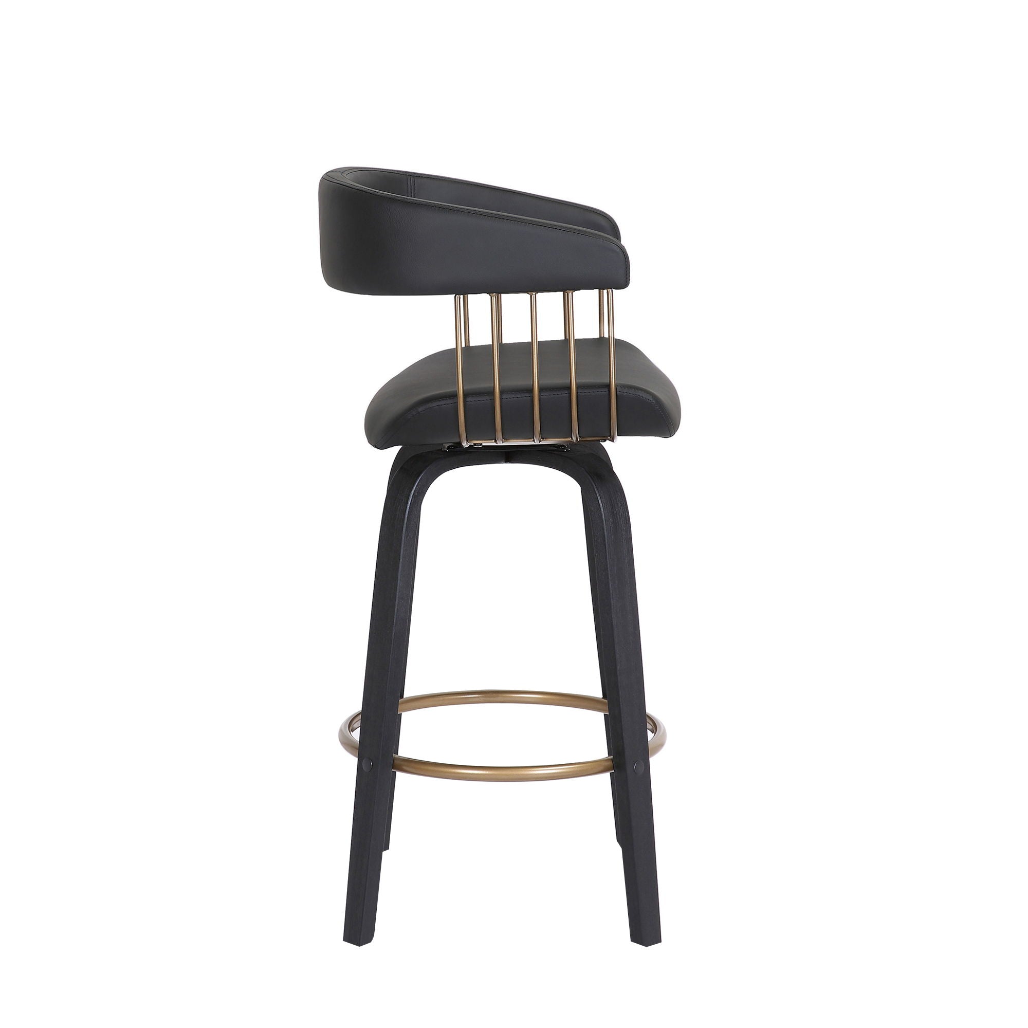 Topanga - Swivel Stool - Premium Counter Height (24"-27") from Armen Living - Just $230! Shop now at brett interiors