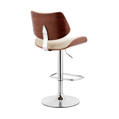 Leland - Adjustable Bar Stool - Premium Adjustable Height from Armen Living - Just $250! Shop now at brett interiors