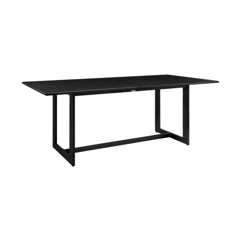 Cayman - Outdoor Patio Dining Table - Black - Premium Dining Tables from Armen Living - Just $1667.50! Shop now at brett interiors