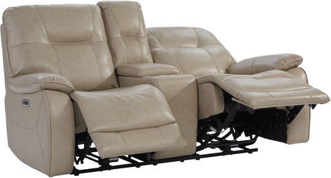 Axel - Power Console Loveseat - Parchment - Premium Reclining Loveseats from Parker Living - Just $1572.50! Shop now at brett interiors