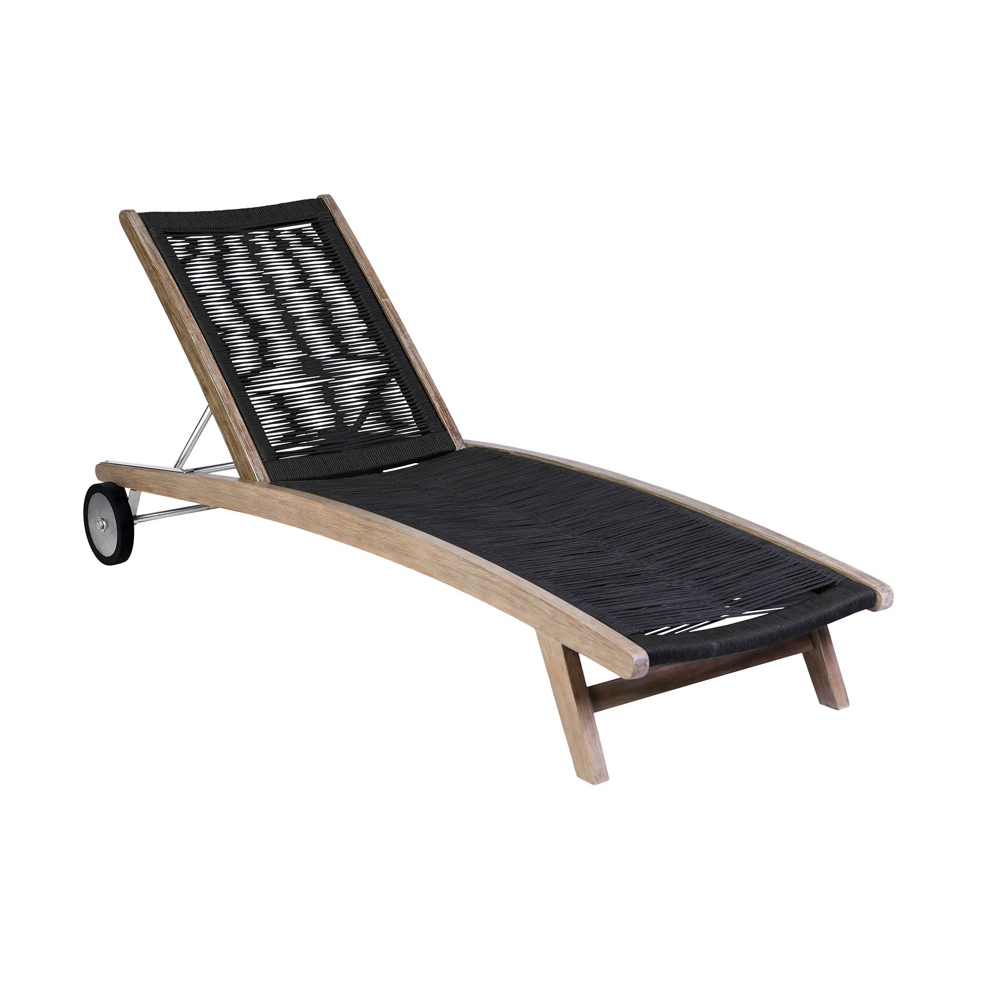 Odette - Outdoor Patio Adjustable Chaise Lounge Chair - Premium Chaises from Armen Living - Just $1492.50! Shop now at brett interiors