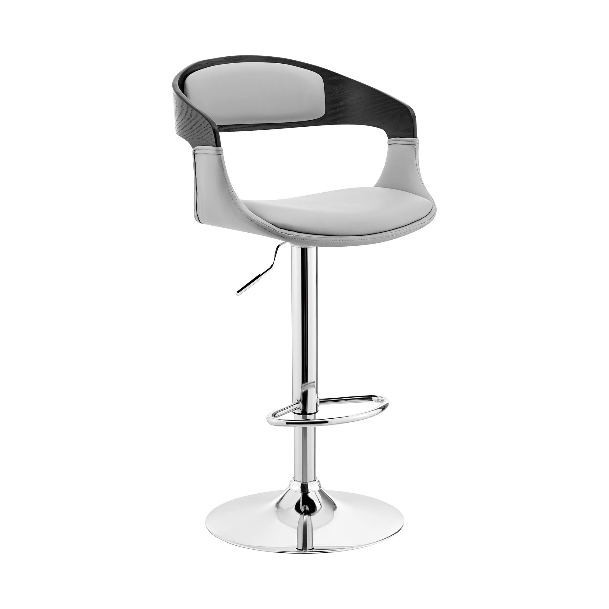 Benson - Adjustable Bar Stool - Premium Adjustable Height from Armen Living - Just $225! Shop now at brett interiors