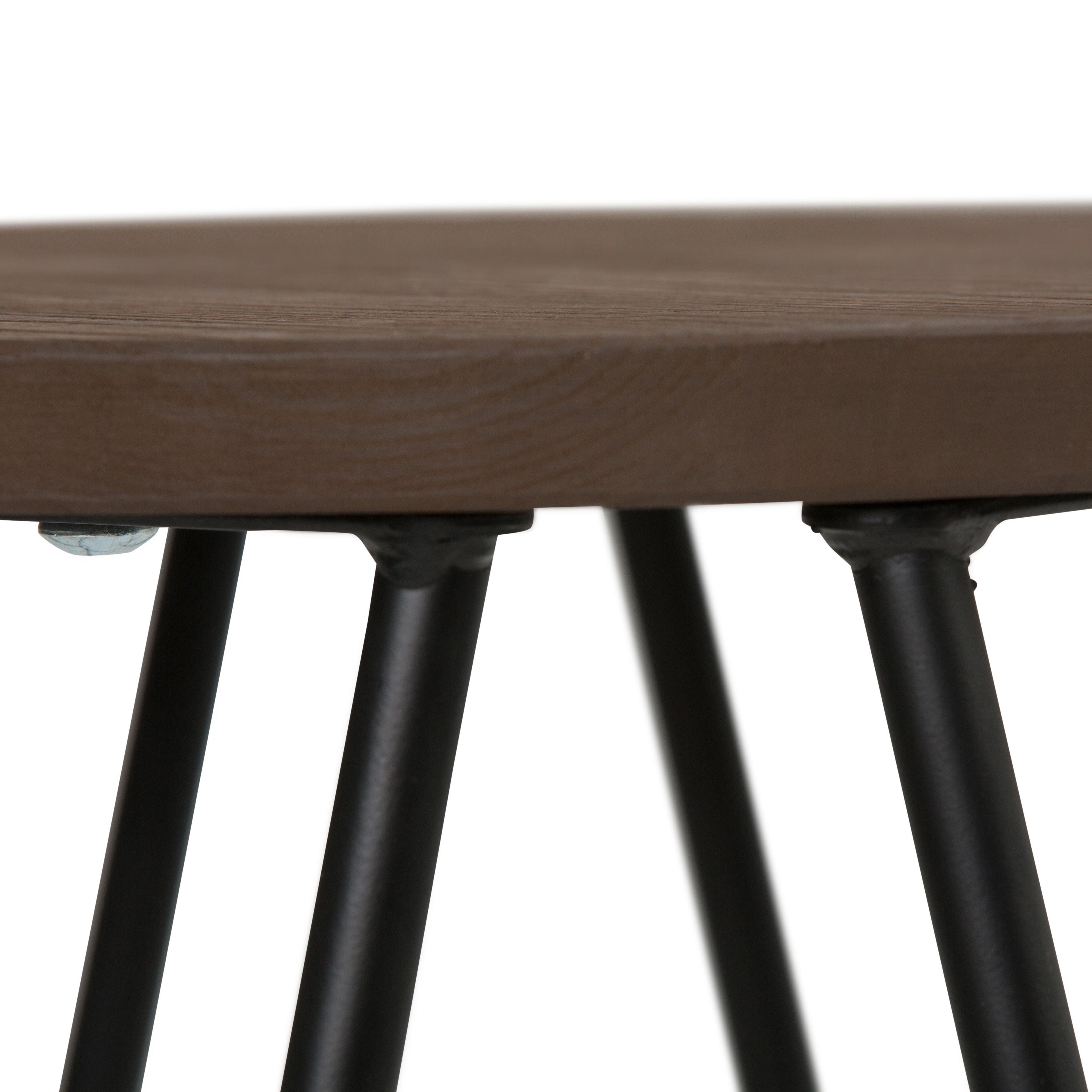 Simeon - 26" Metal Counter Height Stool with Wood Seat (Set of 2) - Premium Stool Sets from Simpli Home - Just $147! Shop now at brett interiors