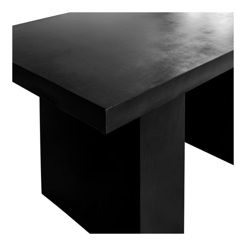 Aurelius - 2 Outdoor Dining Table - Black - Concrete - Premium Dining Tables from Moe's Home Collection - Just $3497.50! Shop now at brett interiors