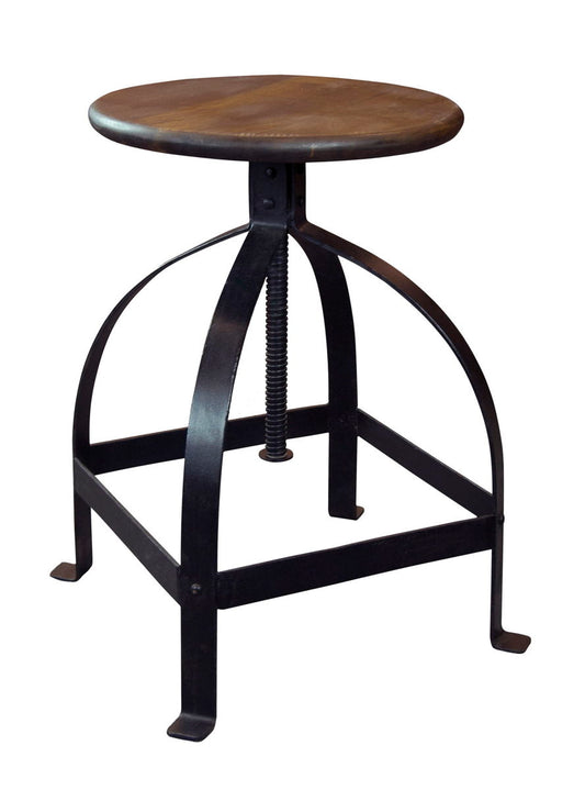 Sarita - Swivel Barstool Adjustable - Makrana Brown - Premium Adjustable Height from Coast2Coast Home - Just $742.50! Shop now at brett interiors