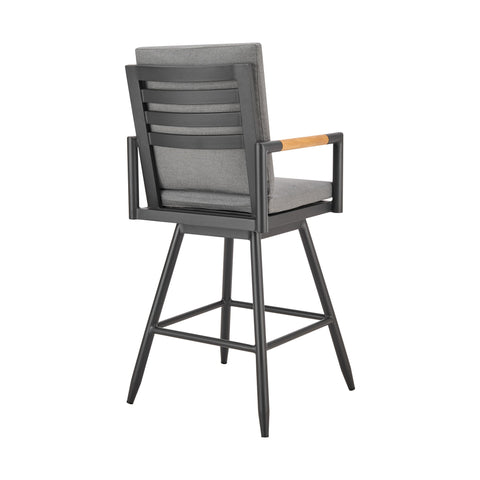 Crown - Outdoor Patio Swivel Bar Stool - Premium Counter Height (24"-27") from Armen Living - Just $862.50! Shop now at brett interiors