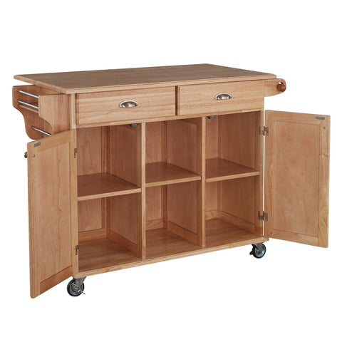 General Line - Kitchen Cart - Wood - Light Brown - 35" - Premium Islands & Carts from Homestyles - Just $1329.98! Shop now at brett interiors