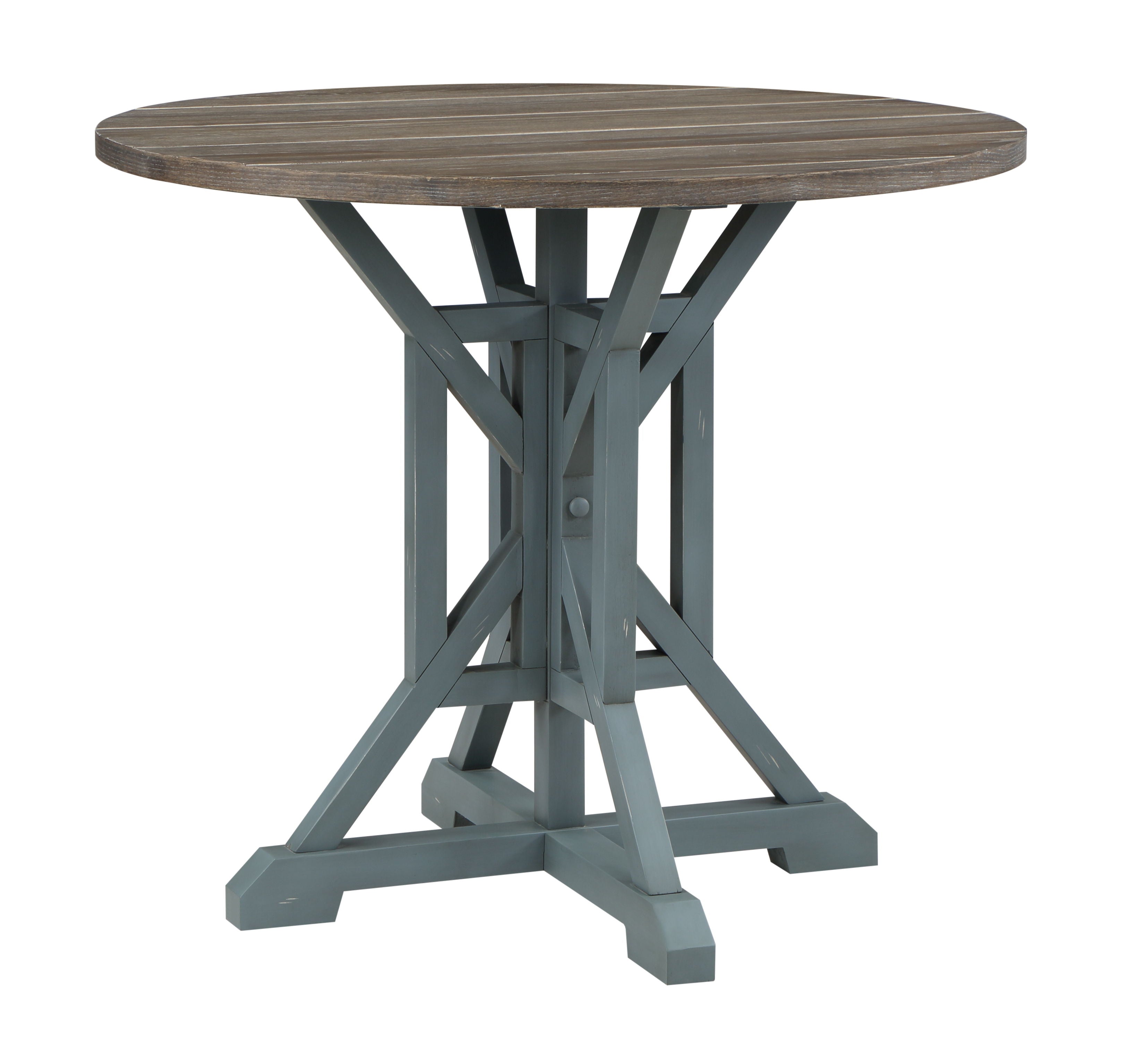 Bar Harbor - Round Counter Height Dining Table - Blue - Premium Dining Tables from Coast2Coast Home - Just $2475! Shop now at brett interiors