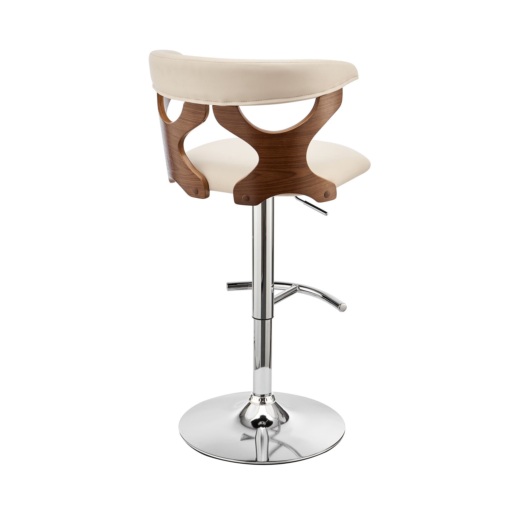 Ruth - Adjustable Swivel Bar Stool - Premium Adjustable Height from Armen Living - Just $240! Shop now at brett interiors