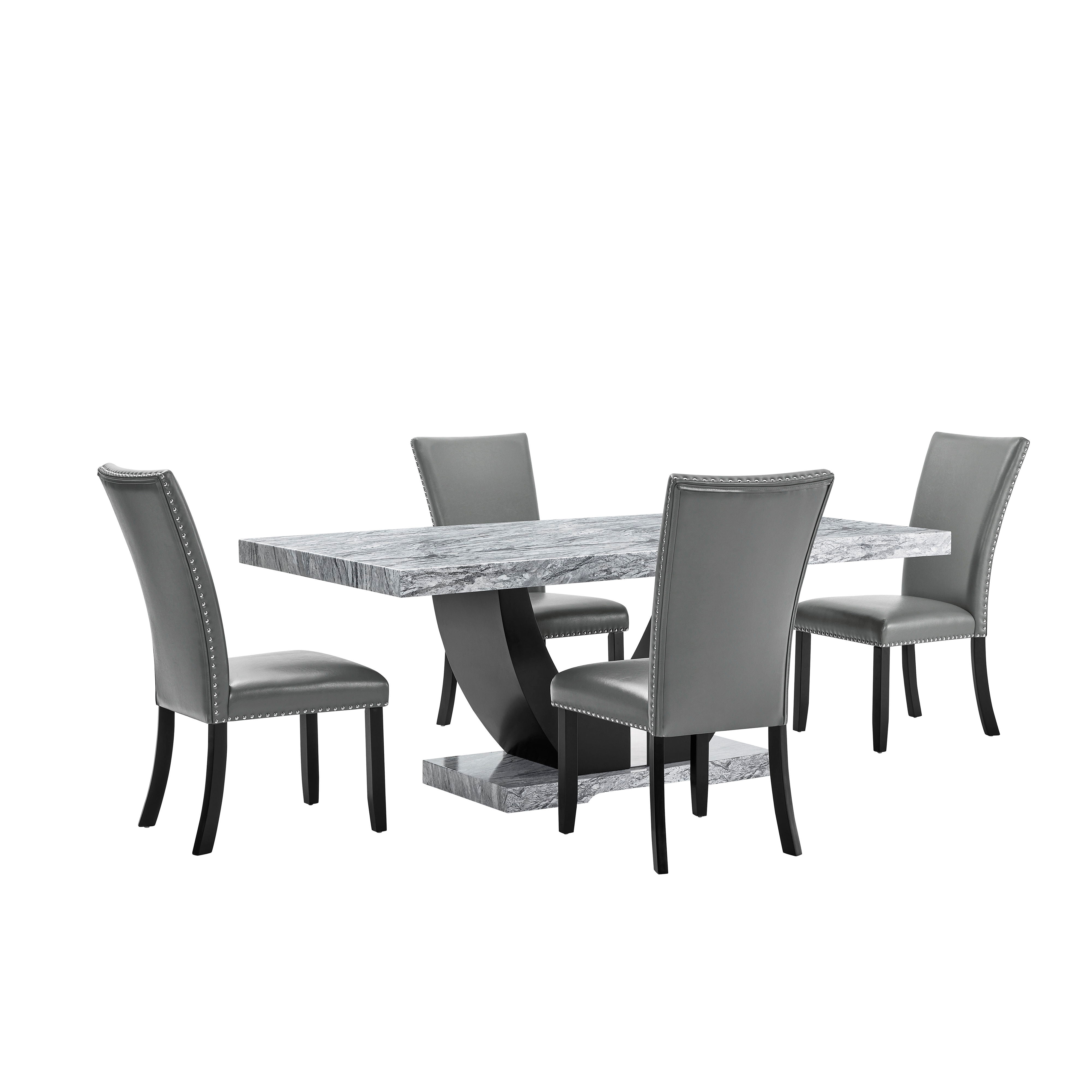 Lyra - Dining Table Set - Premium 5 Piece Dining Room Sets from New Classic - Just $1922.50! Shop now at brett interiors