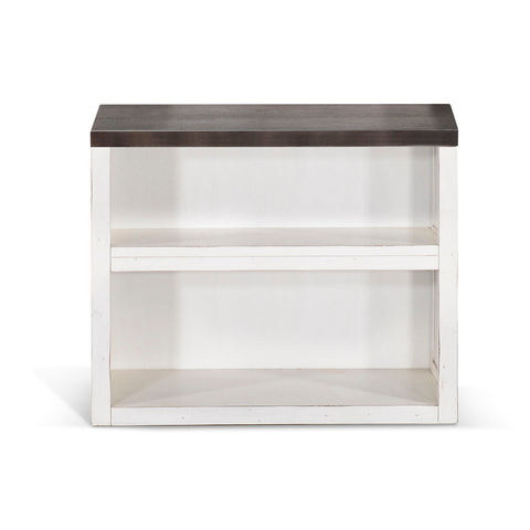 Carriage House - 30" Bookcase / Desk Base - White / Dark Brown - Premium Standard Bookcases from Sunny Designs - Just $374! Shop now at brett interiors