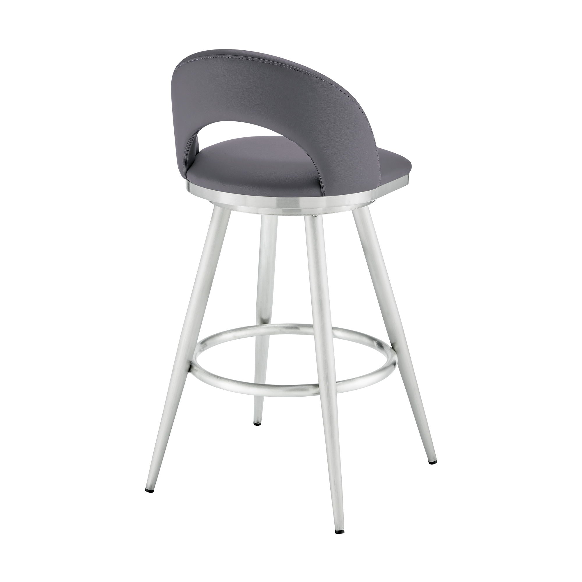 Charlotte - Swivel Bar Stool - Premium Counter Height (24"-27") from Armen Living - Just $360! Shop now at brett interiors