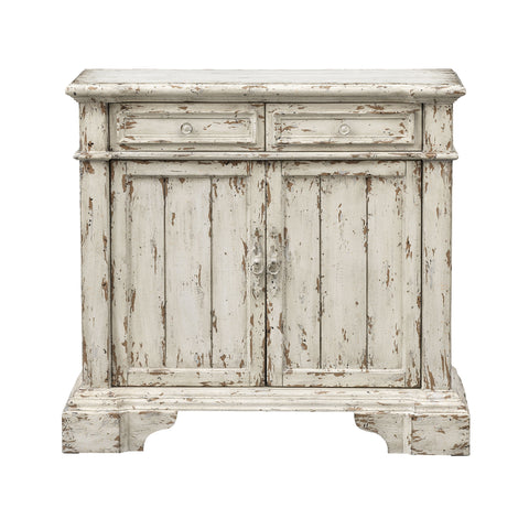 Olivia - Two Door Two Drawer Cabinet - Aged Cream - Premium Accent Cabinets from Coast2Coast Home - Just $2475! Shop now at brett interiors