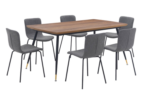 Messina And Gillian - Rectangular Dining Set - Premium 5 Piece Dining Room Sets from Armen Living - Just $1100! Shop now at brett interiors