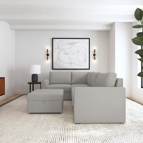 Flex - Sectional with Standard Arm and Storage Ottoman - Premium 2 Piece Living Room Sets from Homestyles - Just $11247.50! Shop now at brett interiors