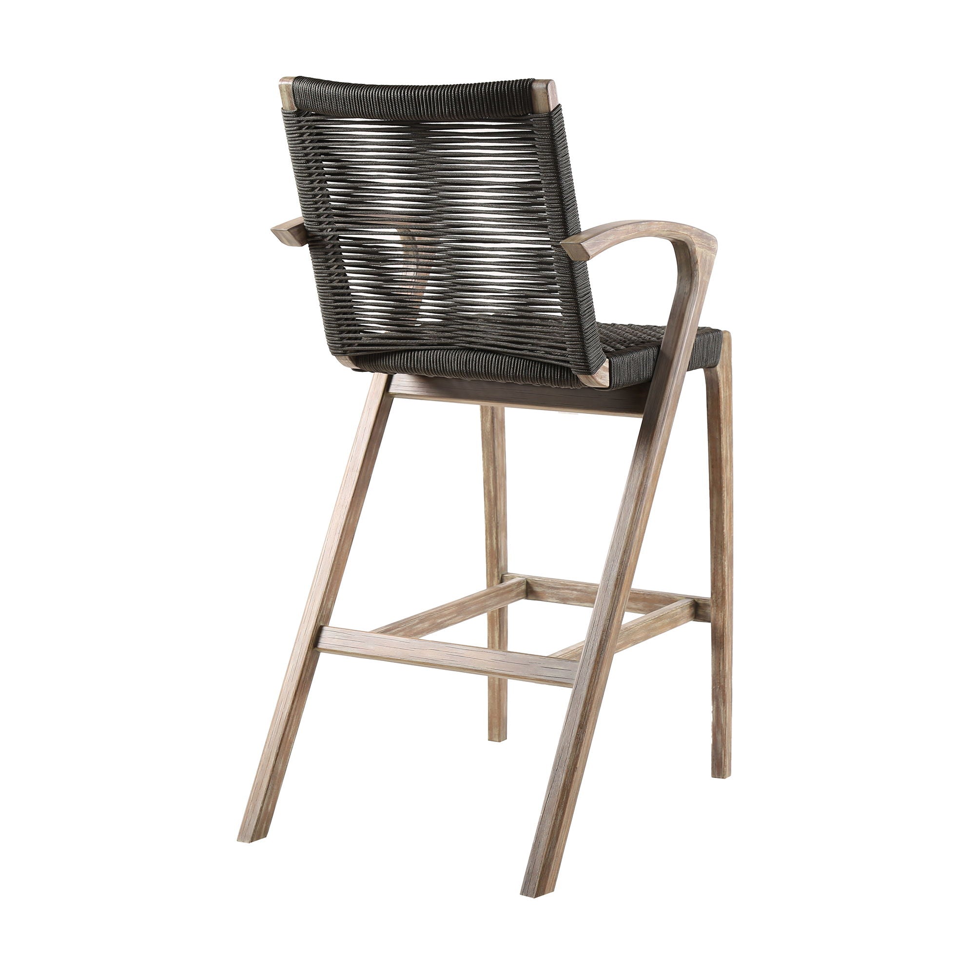 Brielle - Outdoor Rope Counter And Bar Height Stool - Premium Bar Height (28"-30") from Armen Living - Just $607.50! Shop now at brett interiors