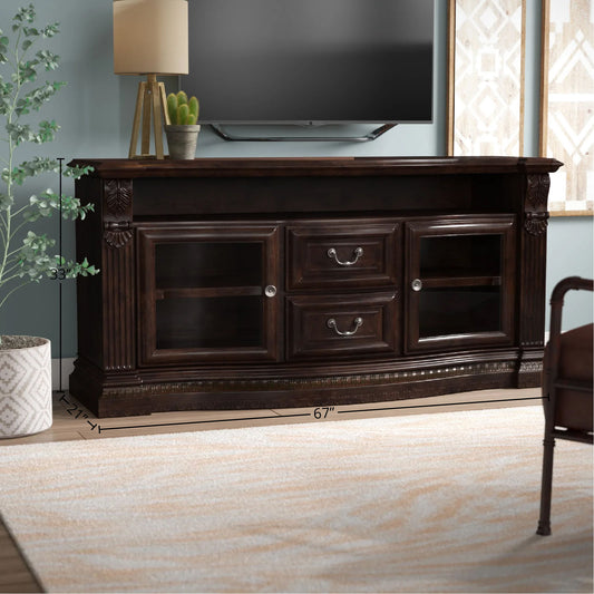 Bella - TV Console with Power Center - Vintage Sienna - Premium TV Stands from Parker House - Just $1647.50! Shop now at brett interiors