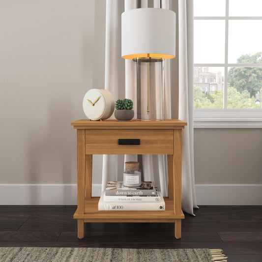 Oak Park - Open Back Nightstand - Premium Accent Nightstands from Homestyles - Just $499.98! Shop now at brett interiors