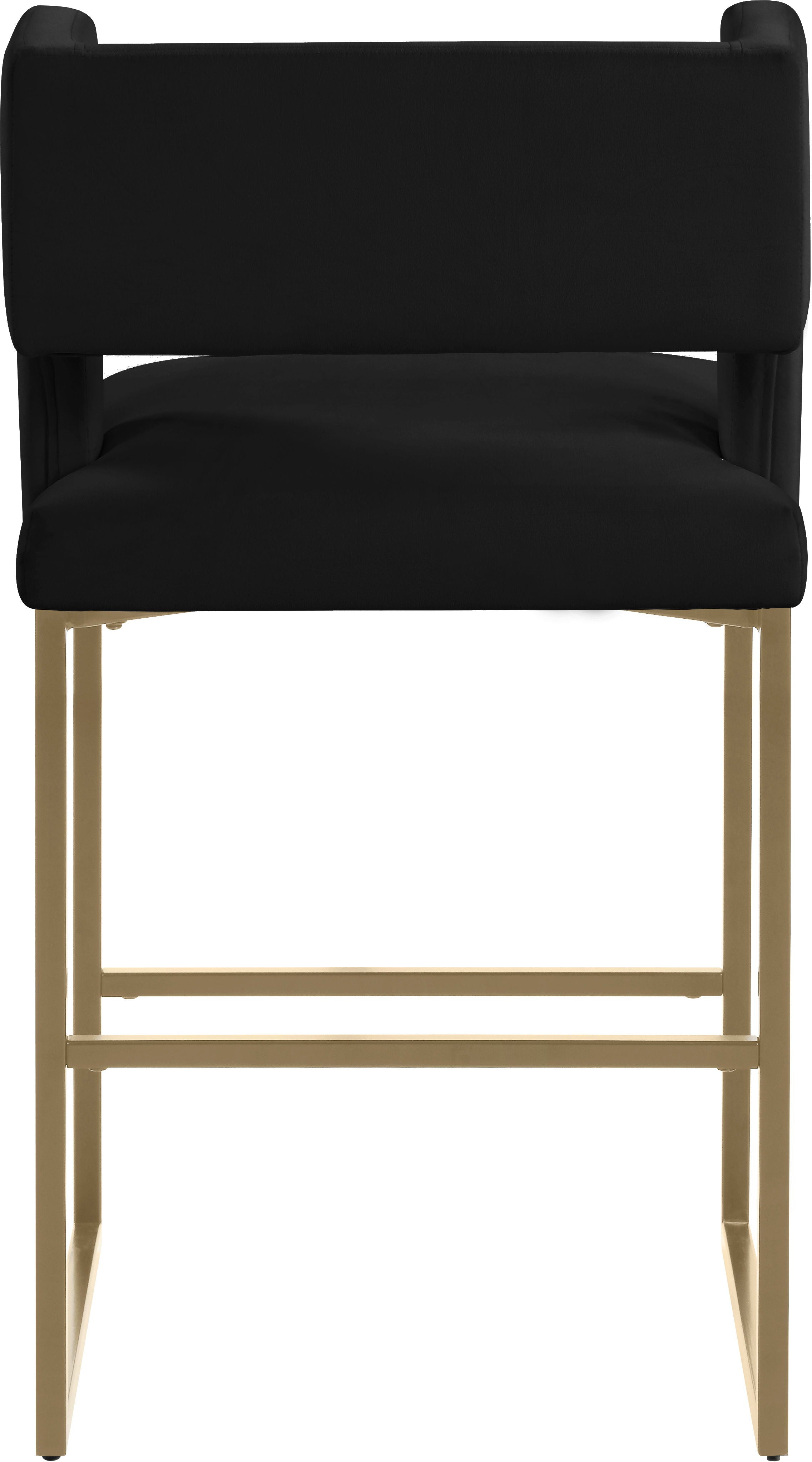 Caleb - Counter Stool with Gold Legs (Set of 2) - Premium Stool Sets from Meridian Furniture - Just $675! Shop now at brett interiors