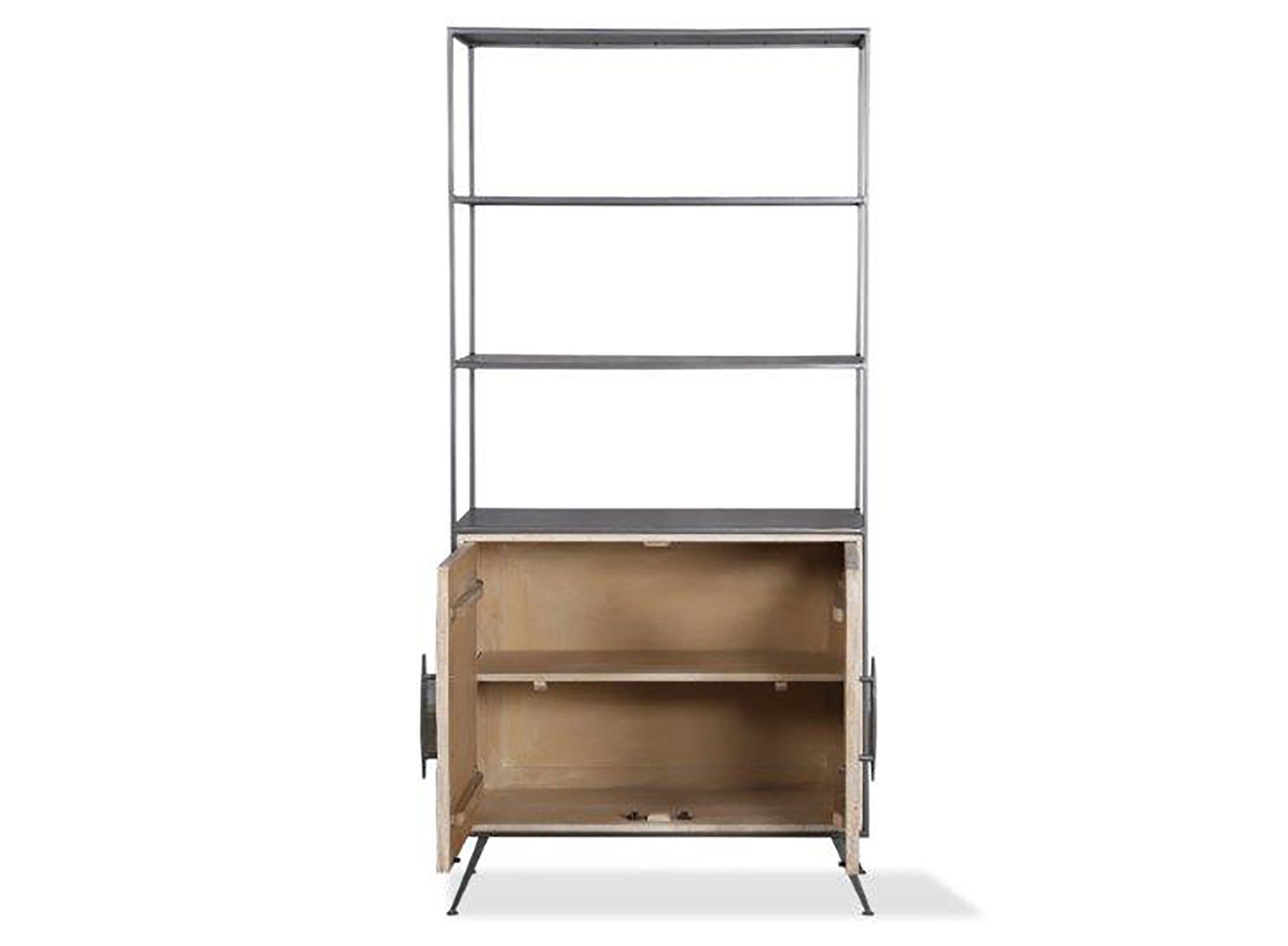 Crossings Monaco - Bookcase - Weathered Blanc - Premium Etageres from Parker House - Just $997.50! Shop now at brett interiors