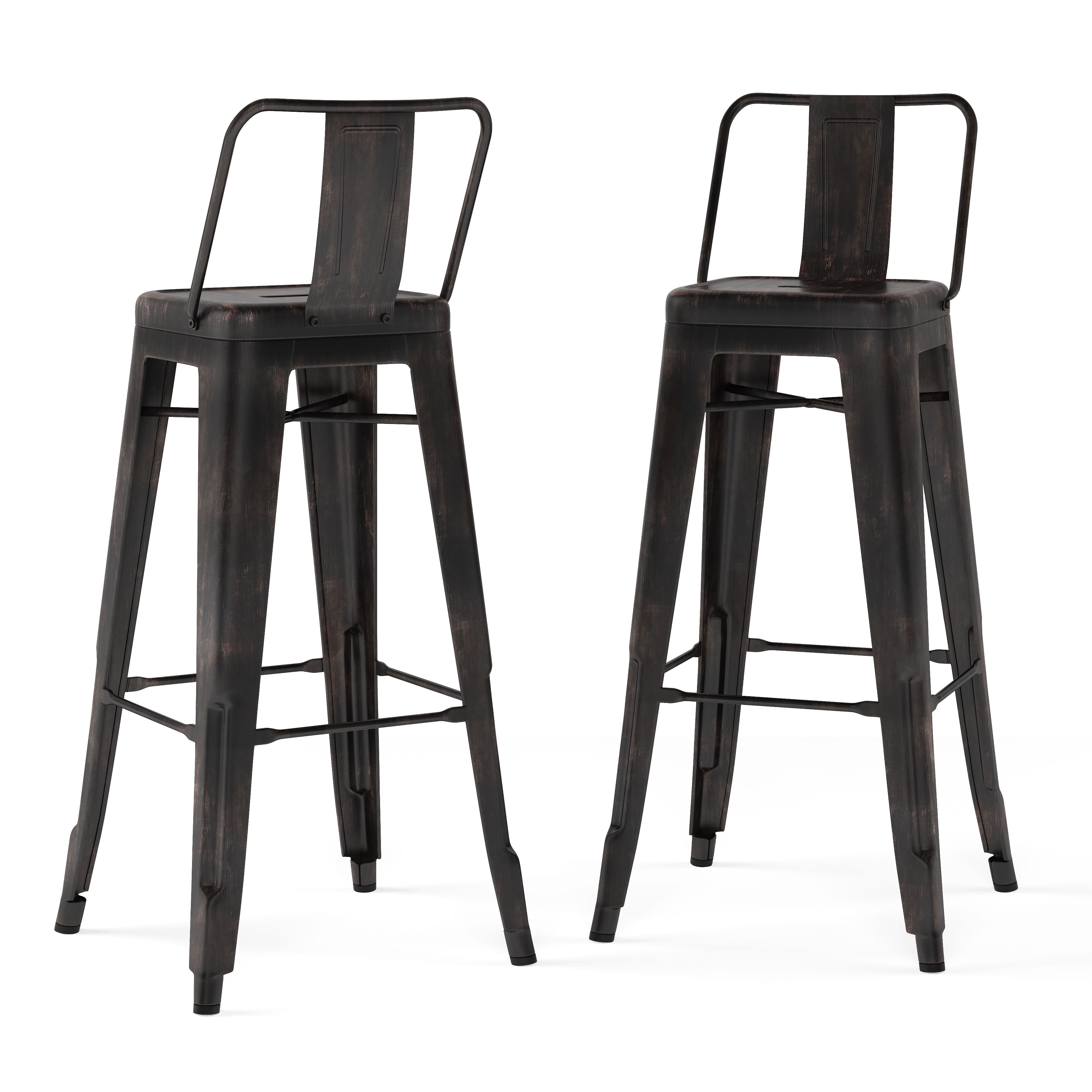 Rayne - 30" Metal Bar Stool - Premium Stool Sets from Simpli Home - Just $180! Shop now at brett interiors